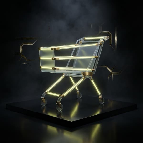 Abstract visualization of cart abandonment